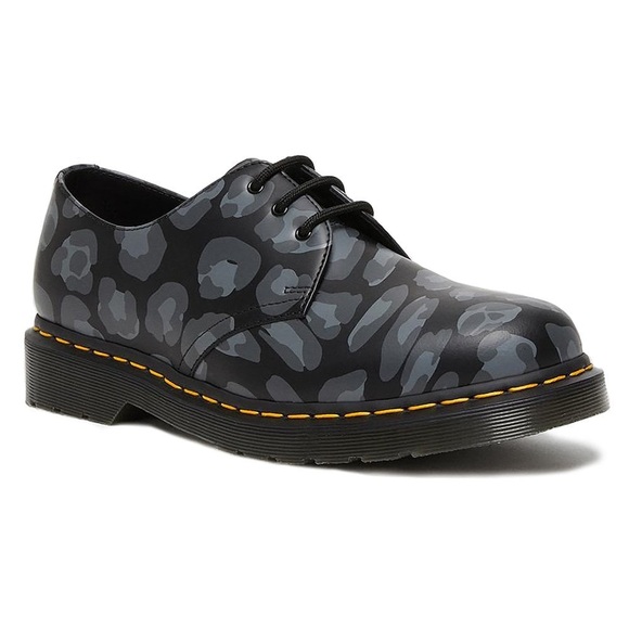 Dr. Martens 1461 Distorted Leopard Oxfords - Picture 3 of 9